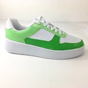 Light Green Pastel 3-Tone Custom Shoes DIY Painted